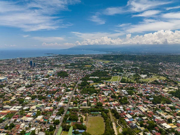 Volar Pared Este Impresionante Paisaje Ciudad Davao Mindanao Filipinas — Foto de Stock