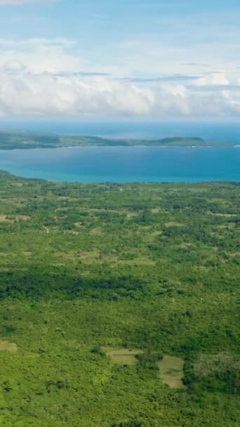 Fantastisk Utsikt Över Det Här Tropiska Landskapet Siquijor Filippinerna — Stockvideo
