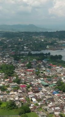 Marawi City in Lanao del Sur. Mindanao, Philippines. Vertical view.
