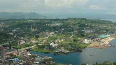 Filipinler 'deki İslam Şehri' nden biri. Lanao Gölü. Lanao del Sur. Mindanao..