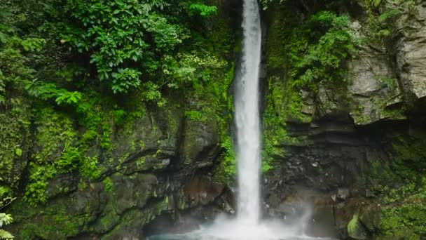 Tuasan Falls Auf Camiguin Island Philippinen Reisekonzept — Stockvideo