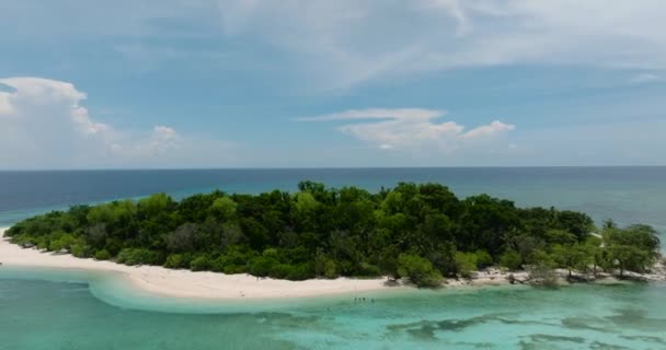 Остров Мантиг Камигине Филиппины Концепция Лета Путешествия — стоковое видео