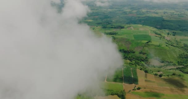 농지와 구름에 Mindanao 필리핀 — 비디오