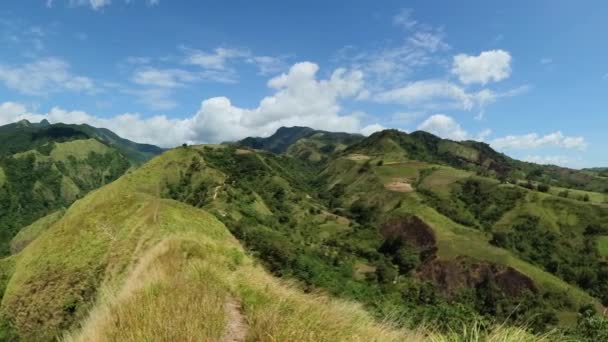 Dolina Górska Zamboanguita Murzyn Wschodni Szczyt Najandig Filipiny — Wideo stockowe