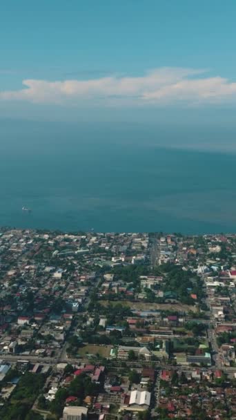 Generale Santos City Vista Dall Alto Mindanao Filippine Paesaggio Urbano — Video Stock