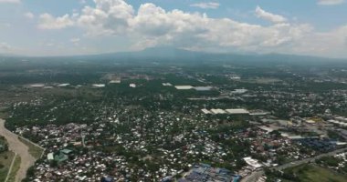 General Santos City 'nin güzel manzarası, Güney Cotabato, Mindanao' nun yüksek kentleşmiş hali. Filipinler.