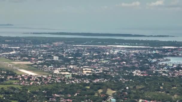 Κτίρια Και Κατοικημένη Περιοχή Στην Πόλη Zamboanga Φιλιππίνες — Αρχείο Βίντεο