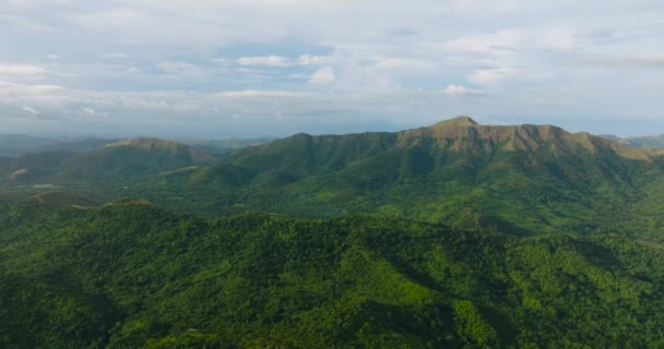Tropické Pohoří Horské Svahy Deštným Pralesem Coron Palawan Filipíny — Stock video