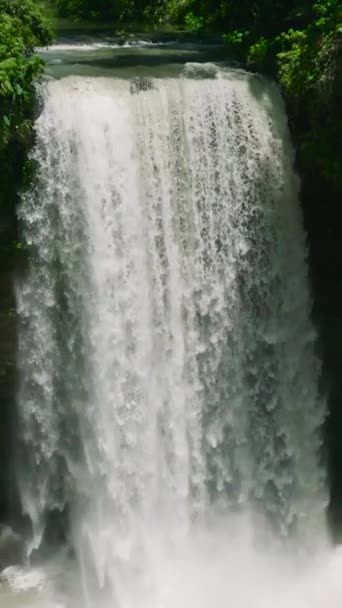Olarak Sebu Gölü Ndeki Seven Falls Düştü Hikong Alo Mindanao — Stok video