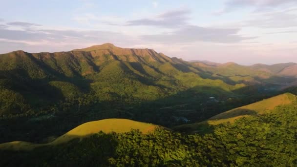 Vista Panorámica Los Valles Montaña Coron Palawan Filipinas — Vídeos de Stock