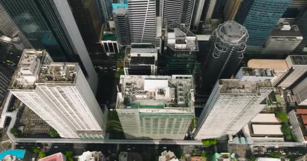 Edifici Residenziali Strade Nella Città Makati Metropolitana Manila Filippine — Video Stock