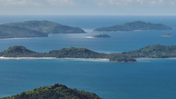 Τροπικό Νησί Παραλίες Και Γαλάζια Θάλασσα Στις Φιλιππίνες — Αρχείο Βίντεο