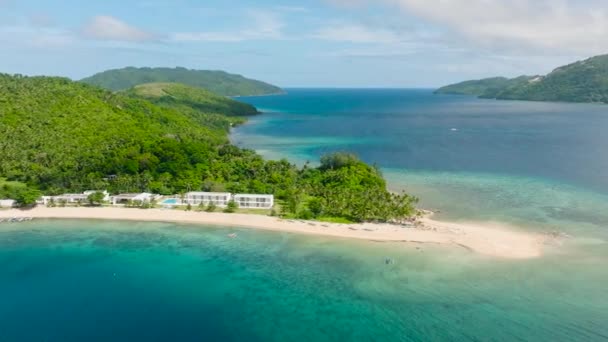 Logbon Island의 아름다운 리조트 청록색 Romblon 필리핀 — 비디오