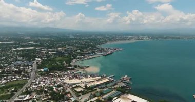General Santos, Sangani Körfezi yakınlarındaki şehir. Mindanao, Filipinler.