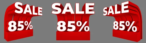 Sale Icon Percentage Stopper Banner Marketing — Stock Photo, Image