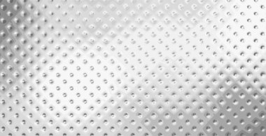 Gümüş metalik doku. Noktalı parlak yansıtıcı yüzey. Vektör bg soyut tasarım
