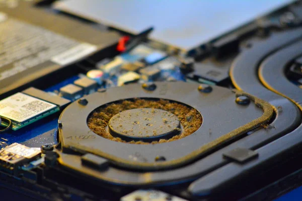 Bilgisayar ana kartı masada.