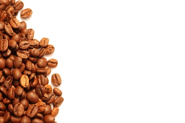 Selected Coffee Beans White Background — Stock Photo, Image