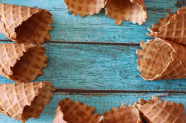 Dondurma, dondurma külahları, dondurma tatlısı.