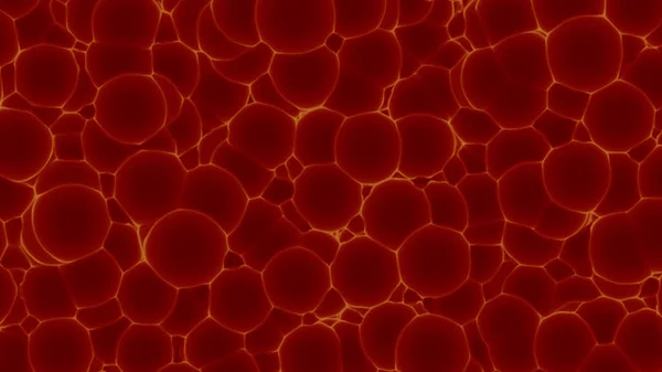 Cellule Ematiche Batteri Microscopio Illustrazione — Foto Stock