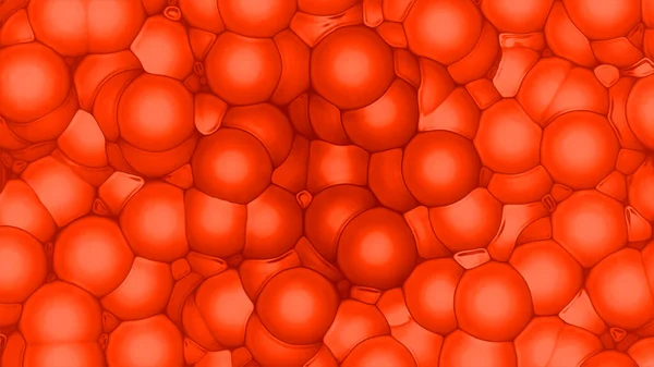 Blodceller Eller Bakterier Mikroskop Illustration — Stockfoto