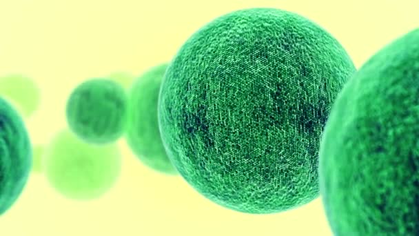 Hücreleri Veya Virüs Arkaplanı — Stok video