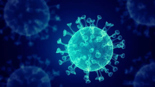 コロナウイルスと細菌医学の概念 — ストック写真