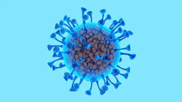 Вірус Корони Бактеріологічна Концепція — стокове фото