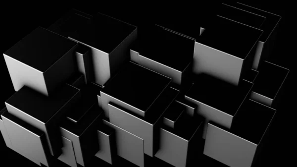 Abstrakta Kuber Modern Geometrisk Bakgrund — Stockfoto