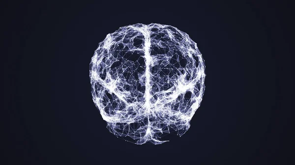 Koncepcja Technologii Splotu Mózgowego Sztucznej Inteligencji — Zdjęcie stockowe