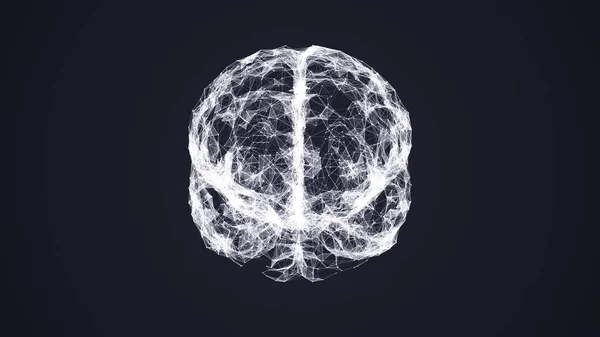 Концепція Технології Мозку Штучного Інтелекту — стокове фото