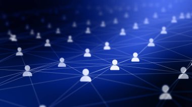 İnsanları veya Küresel İletişim Ağı kavramını bağlamak