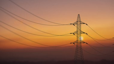 Elektrik ve Güç Taşımak için Sütunlar