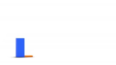 Canlandırılmış istatistik çubukları büyüme grafiği