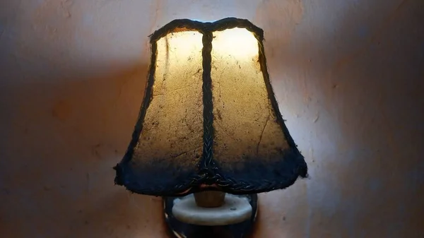 Vintage Style Lamp Wall — Stock Photo, Image