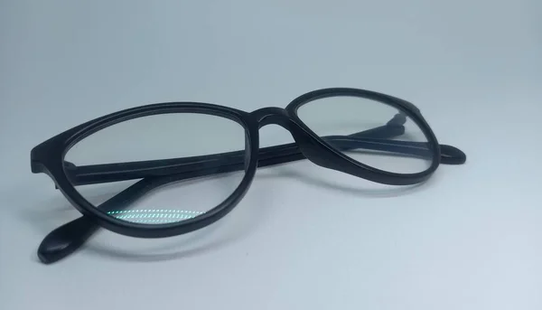 Optické Brýle Izolované Bílém Pozadí — Stock fotografie