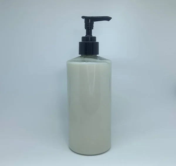 Λευκό Μπουκάλι Για Σαπούνι Νερό — Φωτογραφία Αρχείου