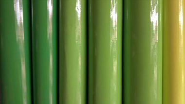 Yeşil İskoç ruloları, rulo etiketleri, duvar kağıdı çıkartmaları