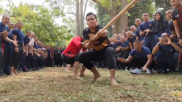 Depok Batı Java Endonezya Ağustos 2023 Endonezya Bağımsızlık Günü Kutlamak — Stok video