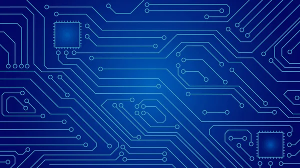 Mavi devre kartı arkaplan görüntüsü. Ultra Yüksek Çözünürlük. 4K