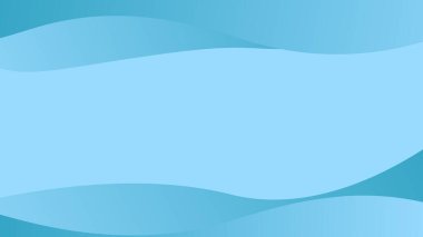 Mavi dalgalı soyut arkaplan. Vektör illüstrasyonu