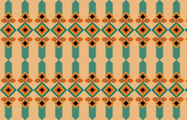 Geometrik şekilli kusursuz desen. vektör illüstrasyonu