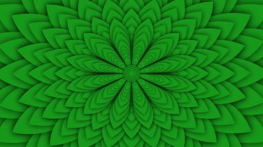 Üst üste binen yeşil yapraklar soyut arkaplan çizimi.