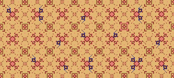 Геометрический Абстрактный Узор Одежды Ткани Фона Обоев Обертывания Батик — стоковый вектор