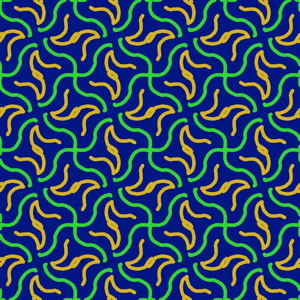 Zelená Modrá Moderní Abstraktní Vzor Pro Oblečení Tkaniny Pozadí Tapety — Stockový vektor