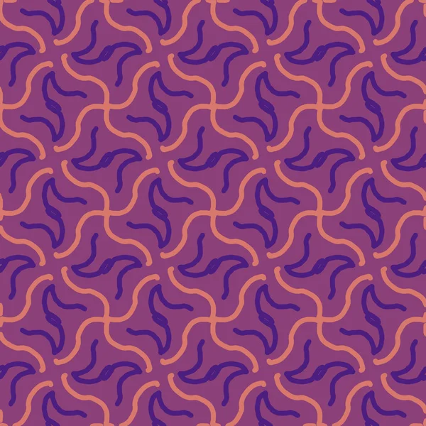 Фіолетовий Сучасний Абстрактний Візерунок Одягу Тканини Фону Шпалер Обгортання Батік — стоковий вектор