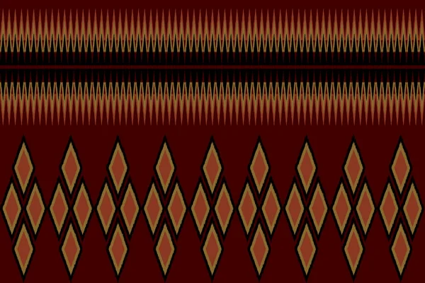 民族模式 几何学印度裔模式 土著民族模式 穿过史迪奇边境纺织品及织物织物针织物印花 — 图库矢量图片