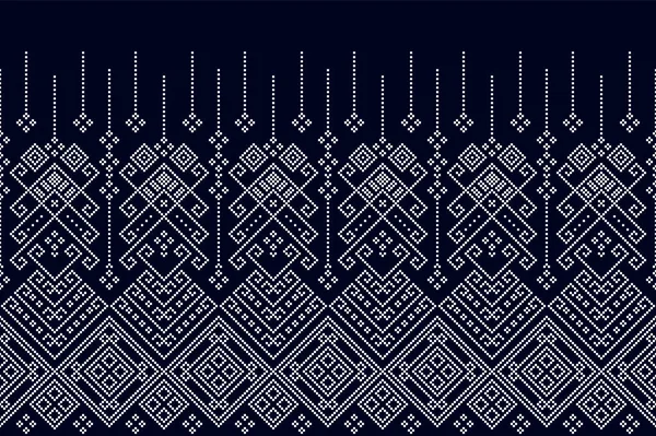 Geometrische Ethnische Orientalische Muster Traditionelles Design Für Kleidung Stoff Hintergrund — Stockvektor