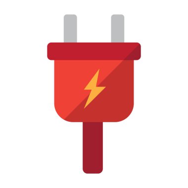 Beyaz arkaplanda düz buji çizimi, buzdolabı klipsi sanatı, 