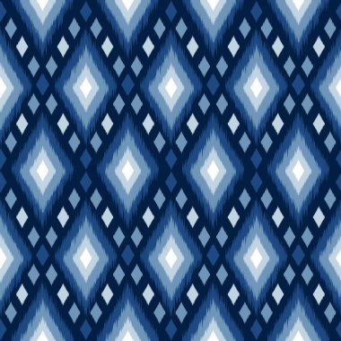 ethnic pattern ikat traditional geometric shapes vector
